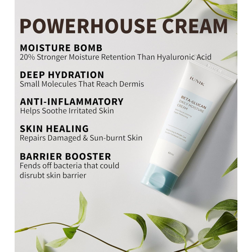 iUNIK - Crema viso idratante Beta-Glucan