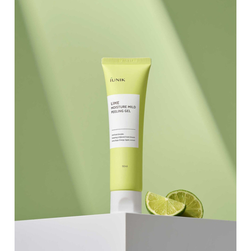 iUNIK - Peeling delicato per il viso in gel Lime Moisture