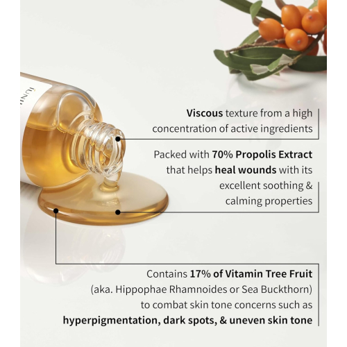 iUNIK - Siero viso Propolis Vitamin Synergy - Pelle secca