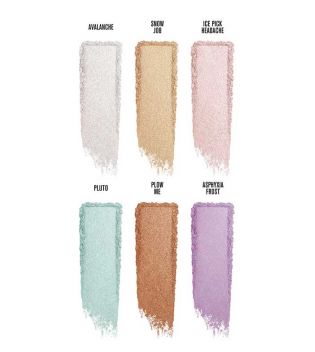 Jeffree Star Cosmetics - Palette di illuminanti e ombretti Skin Frost Pro - Ice Crusher