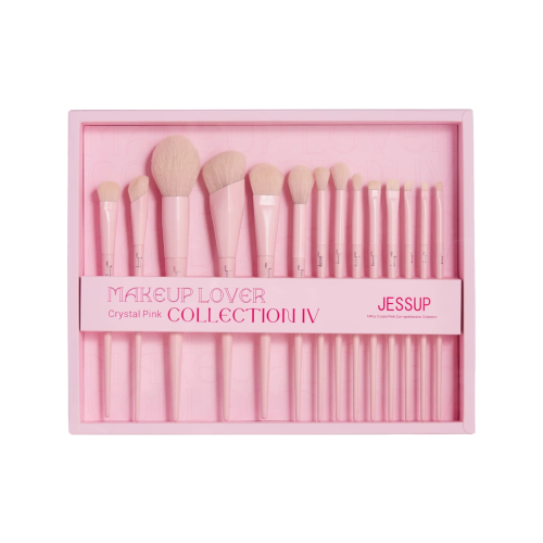 Jessup Beauty - *Collection IV* - Set di pennelli con scatola - Crystal Pink