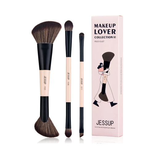 Jessup Beauty - *Collection VI* - Set di 3 pennelli - Peach Dust
