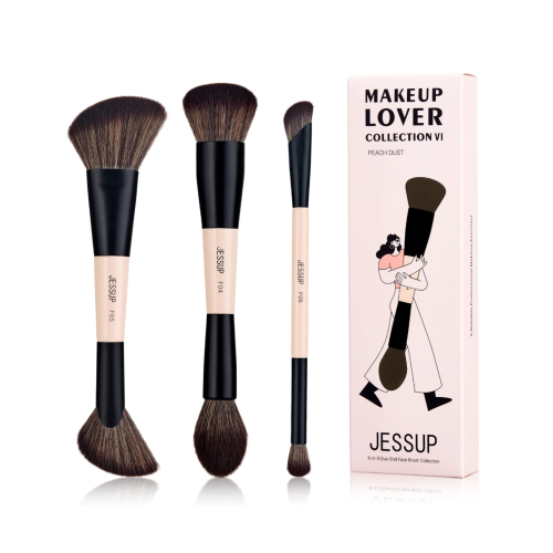 Jessup Beauty - *Collection VI* - Set di 3 pennelli - Peach Dust T600