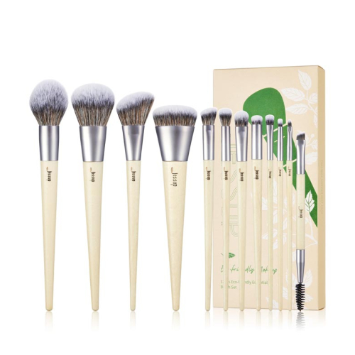 Jessup Beauty - *Eco-Friendly Makeup* - Set di pennelli da 12 pezzi - T327: Burlywood