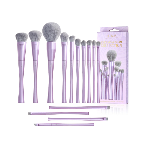 Jessup Beauty - *Everyday Glam* - Set di pennelli 14pc Luxury Purple - T512