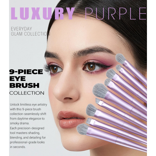 Jessup Beauty - *Everyday Glam* - Set di pennelli 14pc Luxury Purple - T512