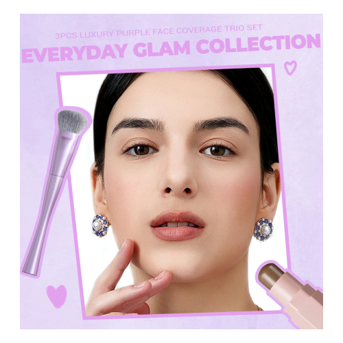 Jessup Beauty - *Everyday Glam* - Set di pennelli Face Coverage Trio - T513