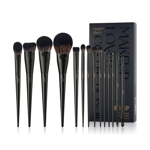 Jessup Beauty - *Makeup Lover Collection III* - Set di 14 pennelli - Elegant Black