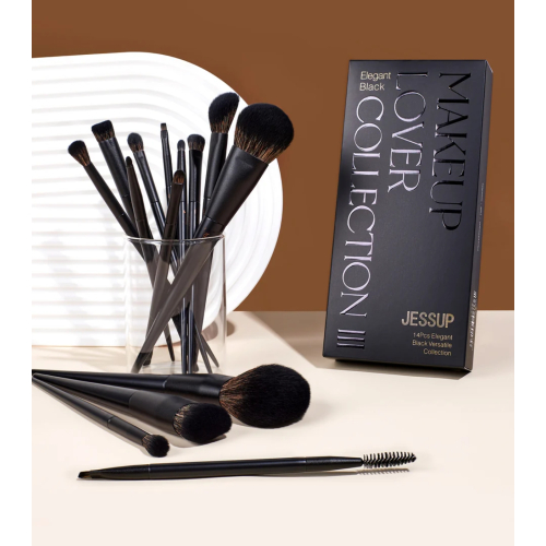Jessup Beauty - *Makeup Lover Collection III* - Set di 14 pennelli - Elegant Black