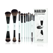 Jessup Beauty - *Makeup Lover Collection V* - Set di 10 pennelli - Bright Cyan Jessup Beauty - *Makeup Lover Collection V* - Set di 10 pennelli - Bright Cyan