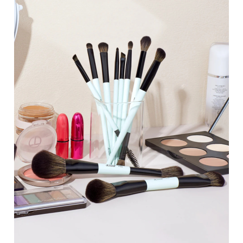 Jessup Beauty - *Makeup Lover Collection V* - Set di 10 pennelli - Bright Cyan