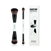 Jessup Beauty - *Makeup Lover Collection V* - Set di 2 pennelli doppi - Bright Cyan