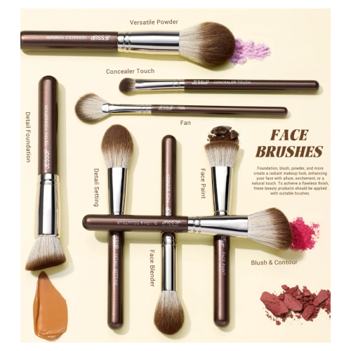 Jessup Beauty - *Master Collection* - Set di 25 pennelli - Shimmer Brown