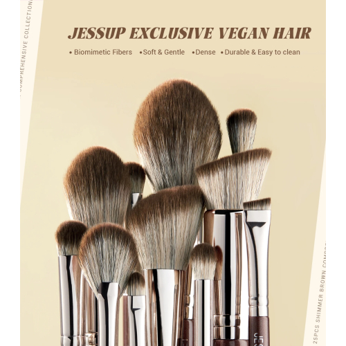 Jessup Beauty - *Master Collection* - Set di 25 pennelli - Shimmer Brown
