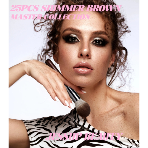Jessup Beauty - *Master Collection* - Set di 25 pennelli - Shimmer Brown