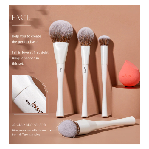 Jessup Beauty - Set di 14 pennelli - Cloud Dancer