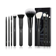 Jessup Beauty - Set di pennelli da 10 pezzi Customary - T323: Black
