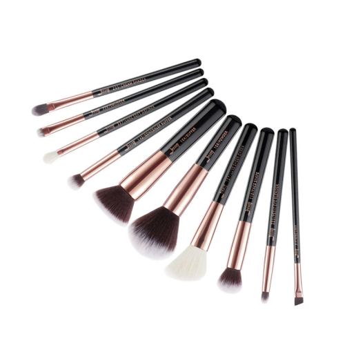 Jessup Beauty - Set di 10 pennelli - T156: Black/Rose Gold