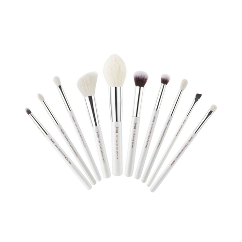 Jessup Beauty - Set di pennelli 10 pezzi - T243: White/Silver