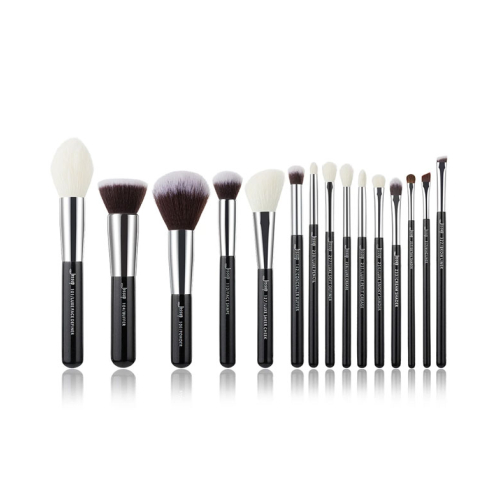 Jessup Beauty - Set di pennelli 15 pezzi - T180: Black/Silver