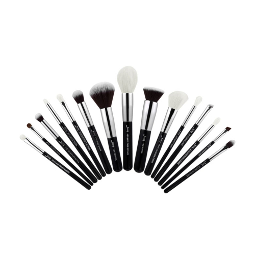 Jessup Beauty - Set di pennelli 15 pezzi - T180: Black/Silver