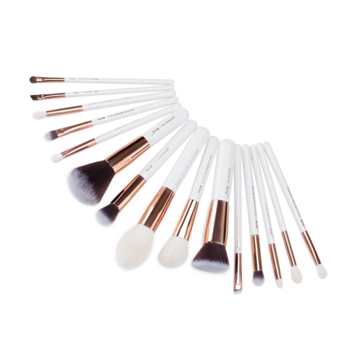 Jessup Beauty - Set di 15 pennelli - T220: White/Rose Gold
