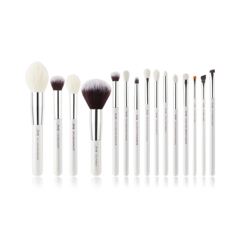 Jessup Beauty - Set di pennelli 15 pezzi - T242: White/Silver