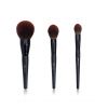 Jessup Beauty - Set di 3 pennelli Black Shimmer Collection - T274: Makeup Lover (Phantom Black)