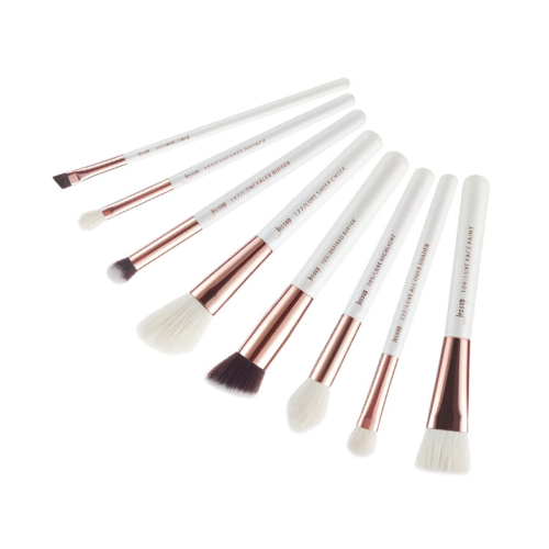 Jessup Beauty - Set di 8 pennelli - T219: White/Rose Gold