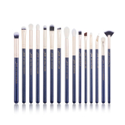 Jessup Beauty - Set di pennelli da 15 pezzi - T477: Prussian Blue / Golden Sands Jessup Beauty - Set di pennelli da 15 pezzi - T477: Prussian Blue / Golden Sands
