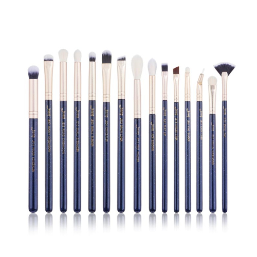 Jessup Beauty - Set di pennelli da 15 pezzi - T477: Prussian Blue / Golden Sands