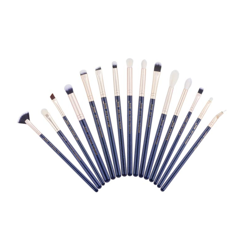 Jessup Beauty - Set di pennelli da 15 pezzi - T477: Prussian Blue / Golden Sands