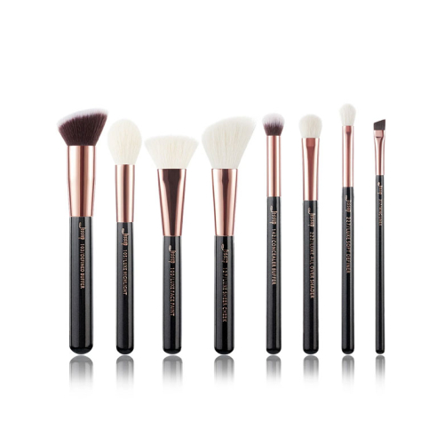 Jessup Beauty - Set di 8 pennelli - T159: Black/Rose Gold