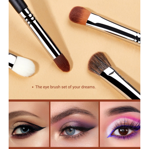 Jessup Beauty - Set di pennelli PRO 12pcs - T339: Black/Silver