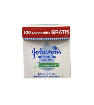 Johnson & Johnson - Tamponi di cotone 100 pz.+100uds