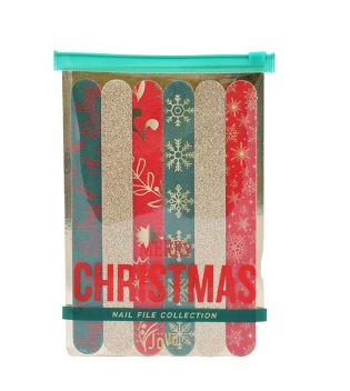Jovo - Set di lime per unghie Nail File Collection - Merry Christmas