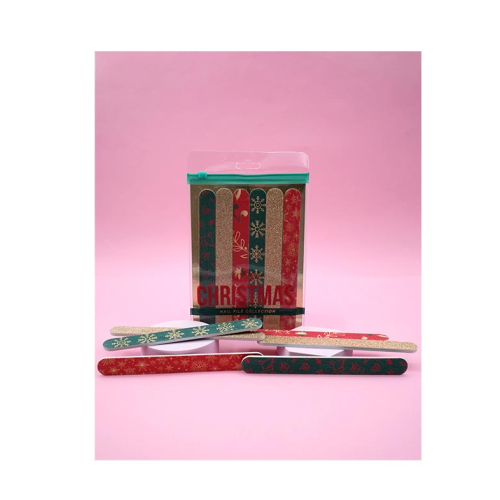 Jovo - Set di lime per unghie Nail File Collection - Merry Christmas