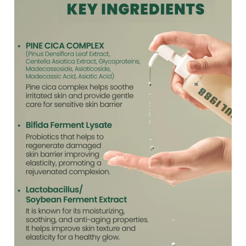 K-Secret - *Seoul 1988* - Olio detergente Pine CICA 1% + Probiotics