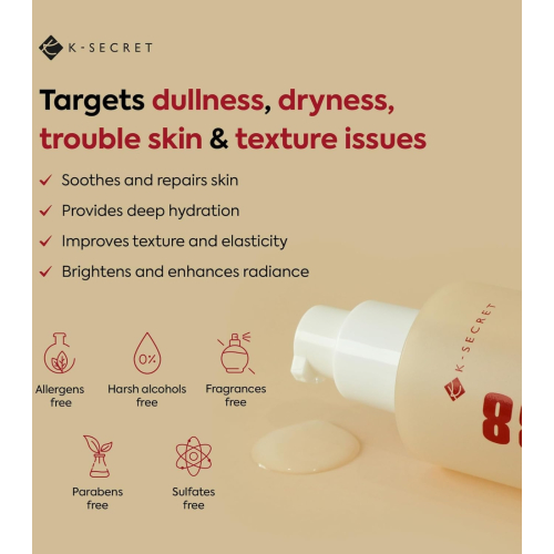 K-Secret - *Seoul 1988* - Essence Snail Mucin 97% + Rice