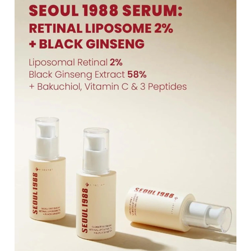 K-Secret - *Seoul 1988* - Siero Retinal Liposome 2% + Black Ginseng