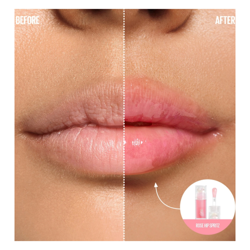 Kaja - Olio per labbra Juicy Glass - 01: Rose Hip Spritz