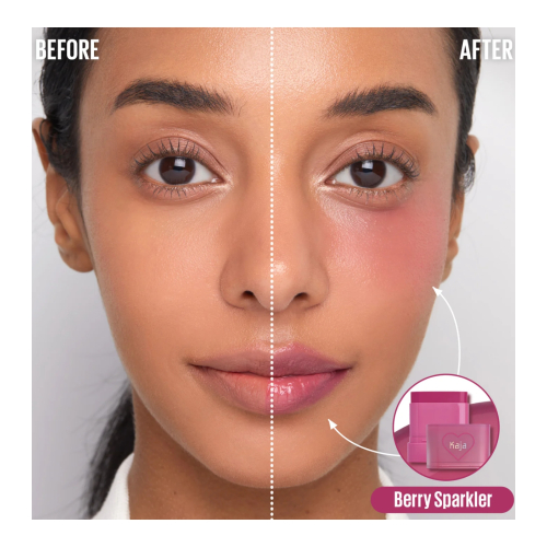 Kaja - Balsamo multi-stick per labbra e guance Dewy Bar - Berry Sparkler