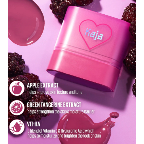 Kaja - Balsamo multi-stick per labbra e guance Dewy Bar - Berry Sparkler