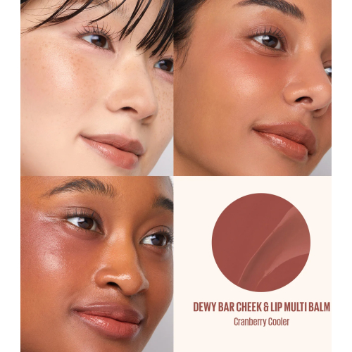 Kaja - Balsamo multi-stick per labbra e guance Dewy Bar - Cranberry Cooler