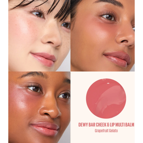 Kaja - Balsamo multi-stick per labbra e guance Dewy Bar - Grapefruit Gelato