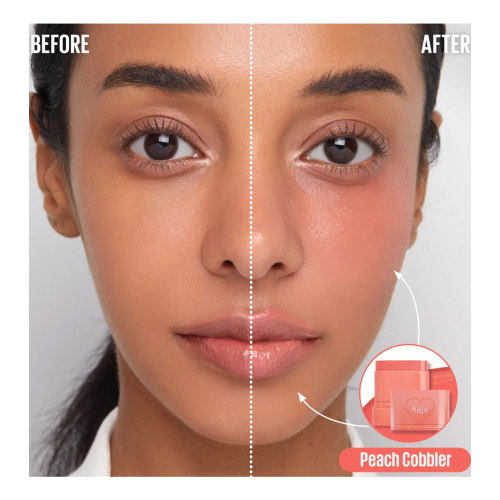 Kaja - Balsamo multi-stick per labbra e guance Dewy Bar - Peach Cobbler