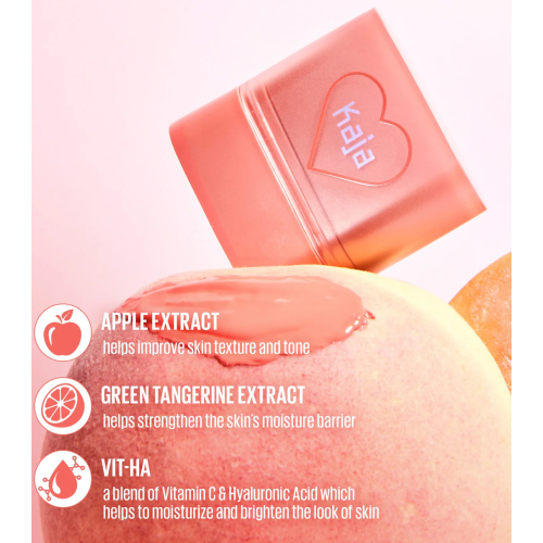 Kaja - Balsamo multi-stick per labbra e guance Dewy Bar - Peach Cobbler
