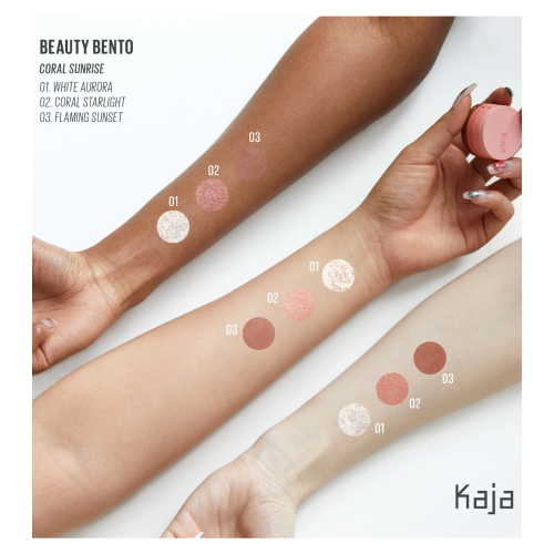 Kaja - Ombretto 3 in 1 Beauty Bento - Coral Sunrise