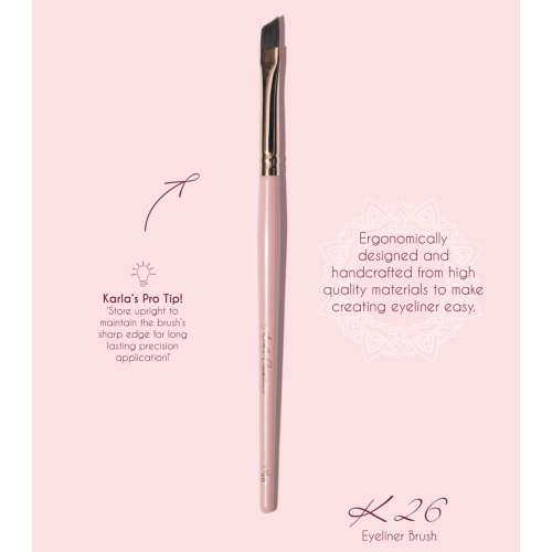 Karla Cosmetics - Pennello per eyeliner Essencial Makeup Brush