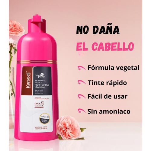 Karseell - Shampoo colorante 10 in 1 - Nero